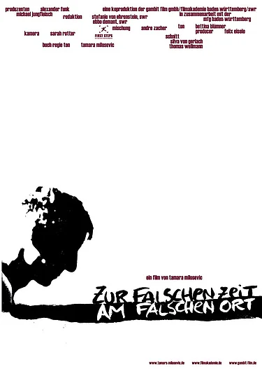 Filmplakat Zur falschen Zeit am falschen Ort