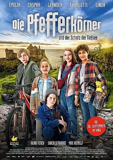 Filmplakat Die Pfefferkörner und der Schatz der Tiefsee