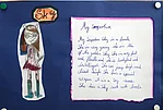 Superheldbeschreibung "Sky" in englischer Sprache