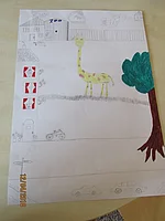 Bildergeschichte "Mein Freund die Giraffe"
