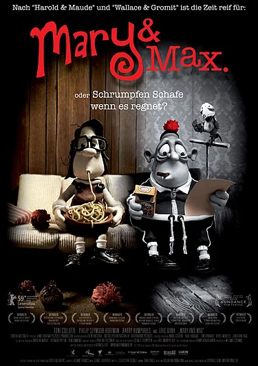 Filmplakat Mary und Max oder schrumpfen Schafe wenn es regnet?