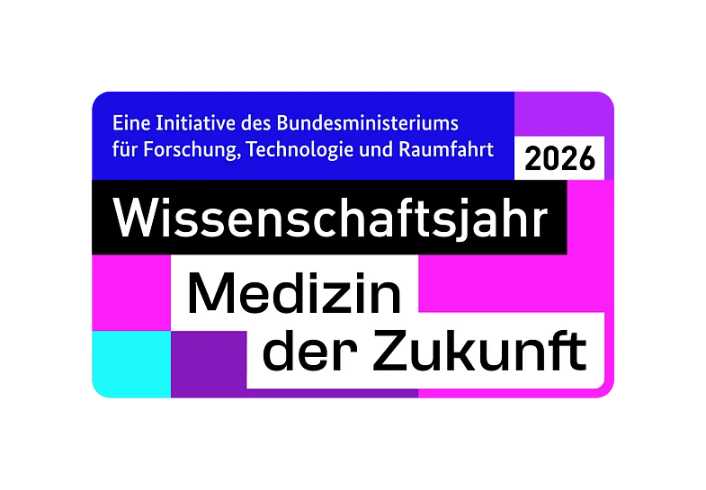Logo zum Wissenschaftsjahr - Medizin der Zukunft