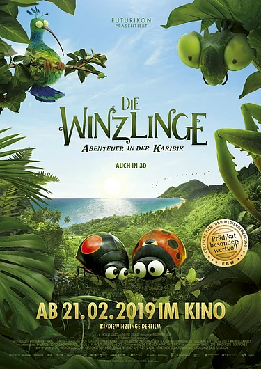 Filmplakat Die Winzlinge - Abenteuer in der Karibik
