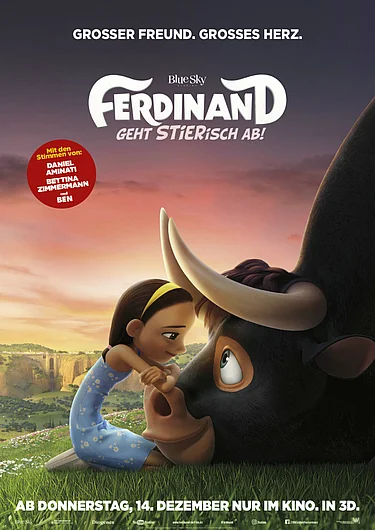 Filmplakat Ferdinand - geht sTIERisch ab