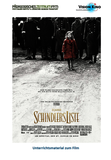 Titelseite Filmheft Schindlers Liste