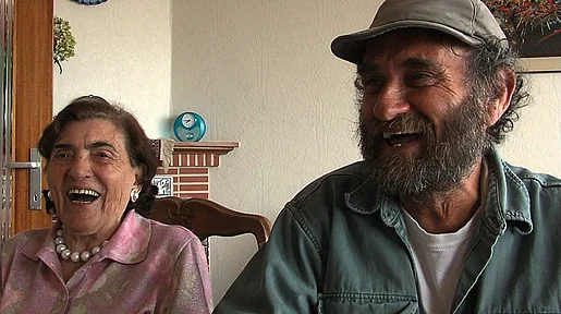 Szenenbild: Chaim Lubelski und seine Mutter