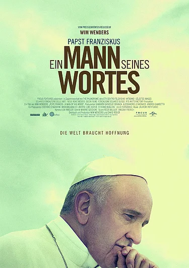 Filmplakat Papst Franziskus - Ein Mann seines Wortes
