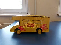 Modell eines Tourwagens im Bezug auf den Film Los Bando