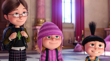 Szenenbild aus dem Animationsfilm: Die drei Schwestern nebeneinander