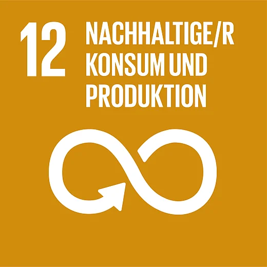 Icon Ziel 12 f&uuml;r nachhaltige Entwicklung: Nachhaltige/r Konsum und Produktion