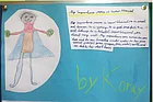 Superheldbeschreibung "Super Element" in englischer Sprache