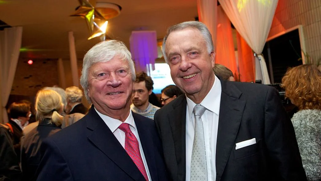 Eberhard Junkersdorf und Staatsminister Bernd Neumann