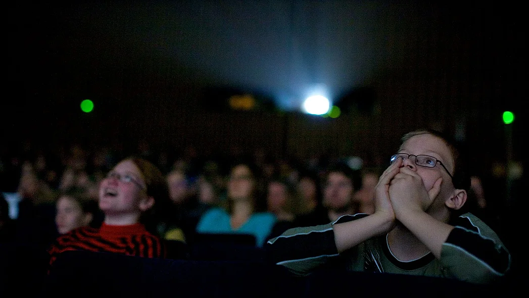 Schülerinnen und Schüler bei den SchulKinoWochen Berlin (Foto @ Kay Herschelmann)