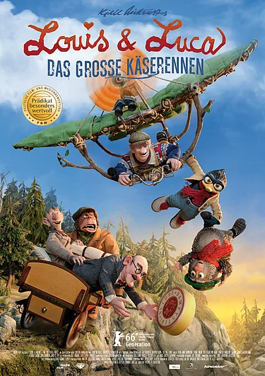 Filmplakat Louis & Luca - Das große Käserennen