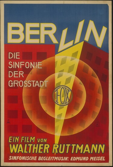 Filmplakat Berlin. Die Sinfonie der Großstadt