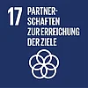 Icon Ziel 17 f&uuml;r nachhaltige Entwicklung: Partnerschaften zur Erreichung der Ziele