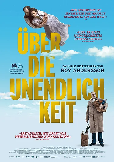 Filmplakat Über die Unendlichkeit