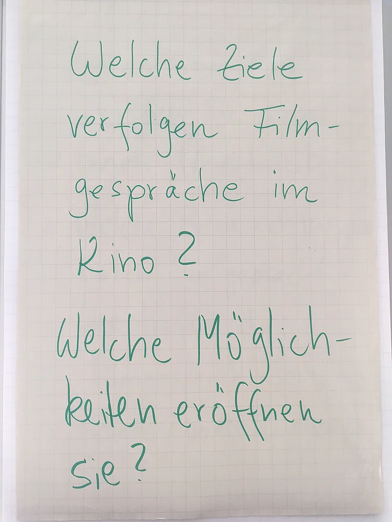 Foto Flipchart Aufgabenstellung