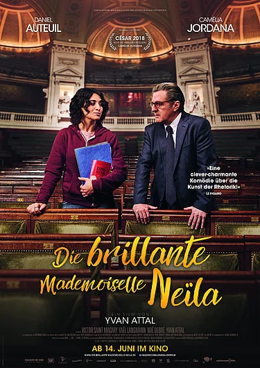 Filmplakat Die brillante Mademoiselle Neila