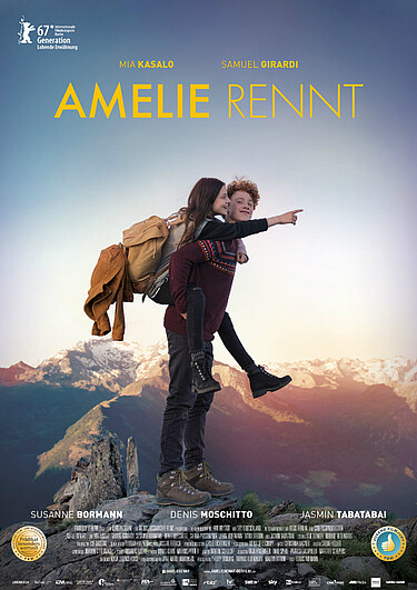 Amelie rennt, farbfilm verleih 2017 Filmplakat Amelie rennt