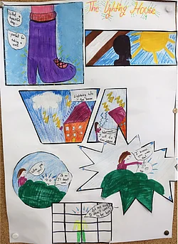 Superheldencomic "The Lighting House" in englischer Sprache