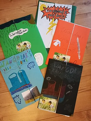 Gestaltung von Lapbooks in englischer Sprache