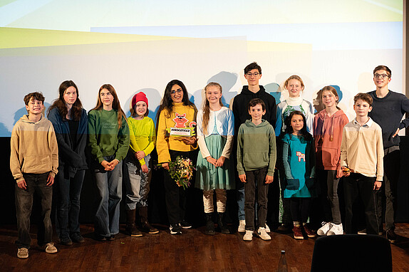 Kindertiger 2024, (c) Jana Mila Lippitz Kindertiger Preisverleihung, Jury und Soleen Yusef