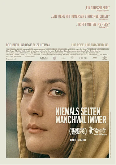 Filmplakat Niemals Selten Manchmal immer