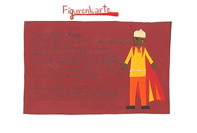 Figurenkarte Supa Modo Puppe