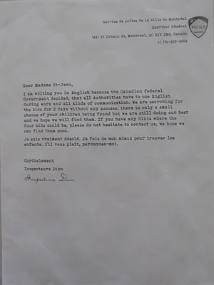 Textbeispiel f&uuml;r kreatives Schreiben: Suchanzeige an die Polizei