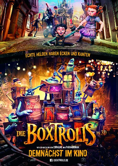 Filmplakat zu "Die Boxtrolls"
