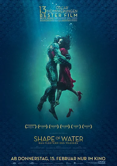 Filmplakat Shape of Water - Das Flüstern des Wassers