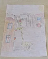 Bildergeschichte "Mein Freund die Giraffe"