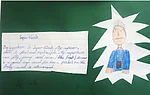 Superheldbeschreibung "Super Kamale" in englischer Sprache