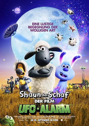Filmplakat Shaun das Schaf - UFO-Alarm