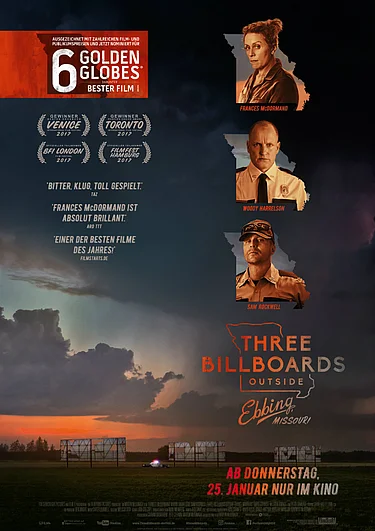 Filmplakat Three Billboards Outside Ebbing, Missouri