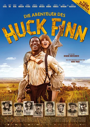Filmplakat Die Abenteuer des Huck Finn